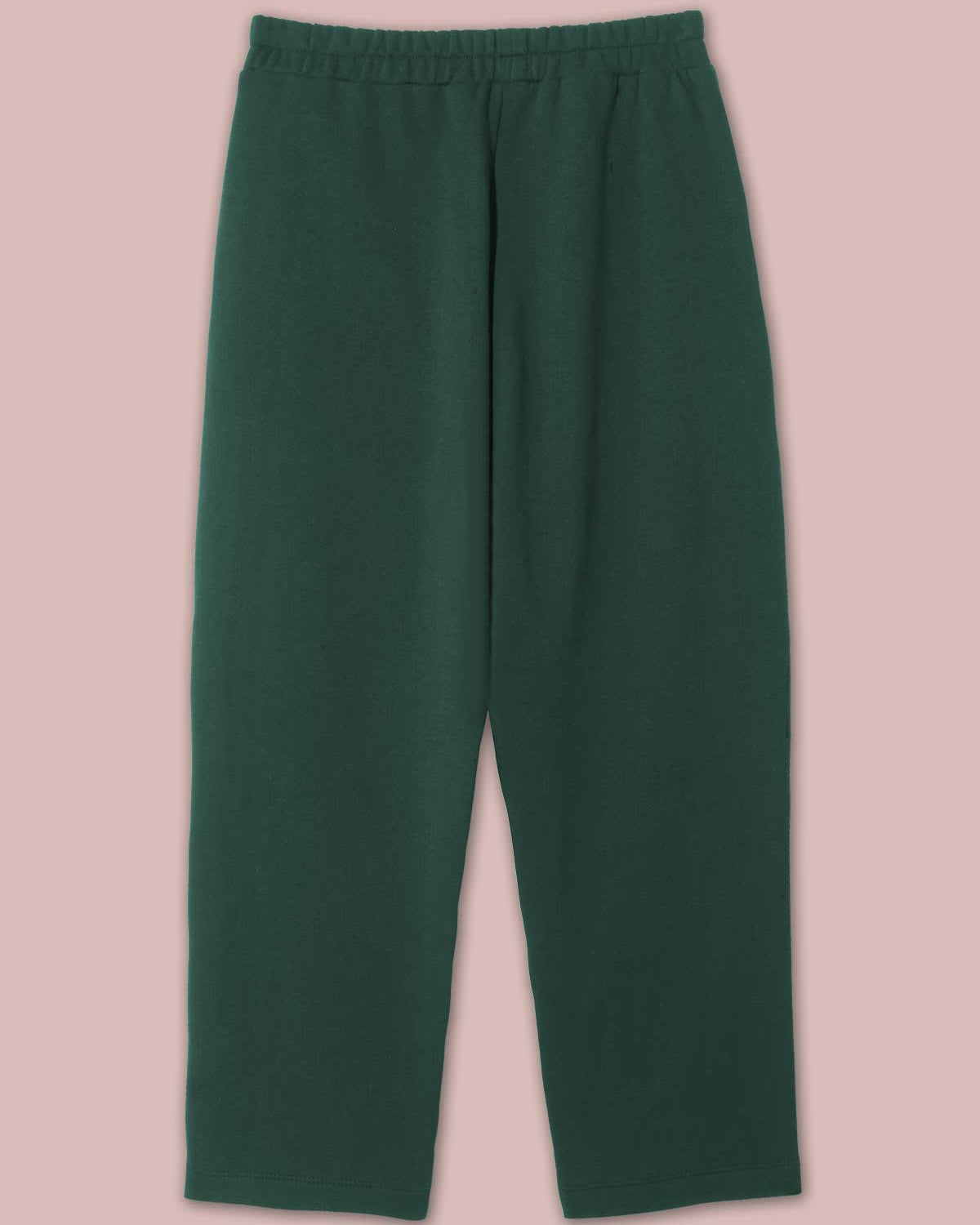 4.	Flat back view of the Curve Joggers in Trekking Green