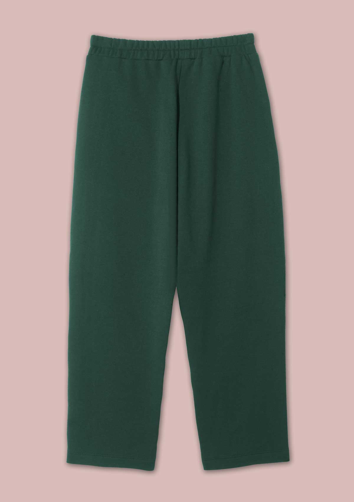 4.	Flat back view of the Curve Joggers in Trekking Green