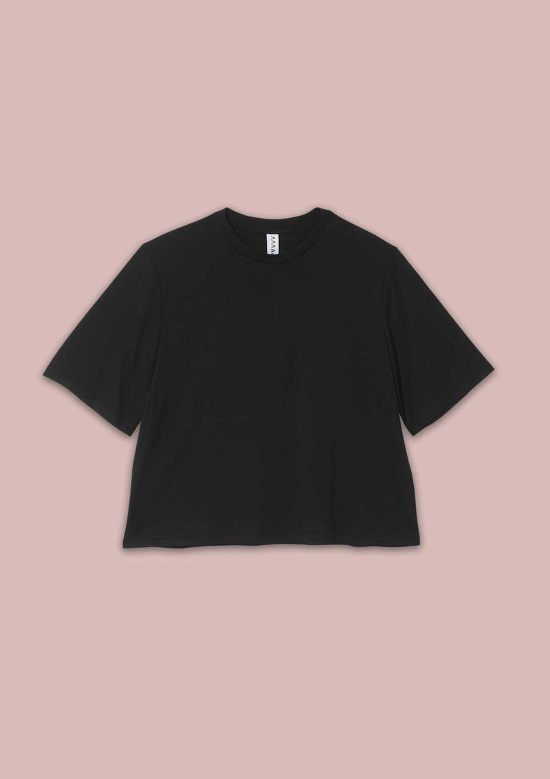 Evelyn T-shirt - Black with Hand Embellishment